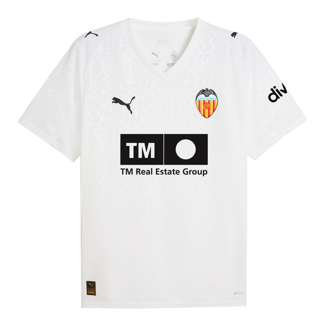 Valencia Home Soccer Jersey Replica 2025/26 - Pro Jersey Shop