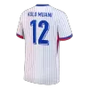 France KOLO MUANI #12 Away Soccer Jersey Replica 2024 Euro - Pro Jersey Shop