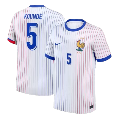 France KOUNDE #5 Away Soccer Jersey Replica 2024 Euro - Pro Jersey Shop