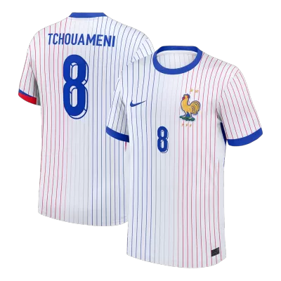 France TCHOUAMENI #8 Away Soccer Jersey Replica 2024 Euro - Pro Jersey Shop