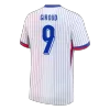 France GIROUD #9 Away Soccer Jersey Replica 2024 Euro - Pro Jersey Shop