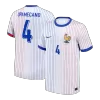 France UPAMECANO #4 Away Soccer Jersey Replica 2024 Euro - Pro Jersey Shop