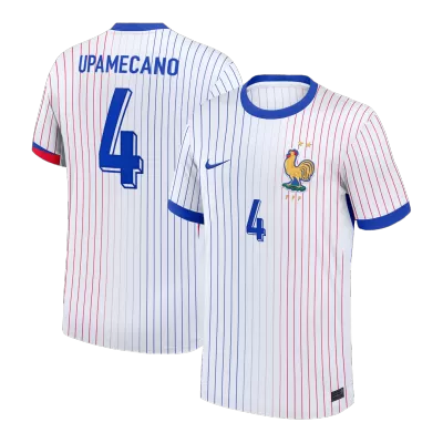 France UPAMECANO #4 Away Soccer Jersey Replica 2024 Euro - Pro Jersey Shop