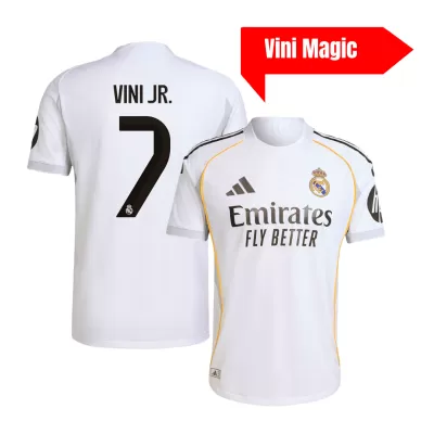 Real Madrid VINI JR. #7 Home Soccer Jersey Authentic 2025/26 - Pro Jersey Shop