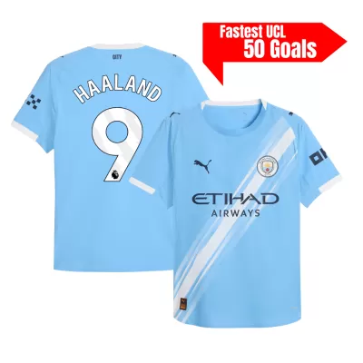 Manchester City HAALAND #9 Home Soccer Jersey Authentic 2025/26 - Pro Jersey Shop