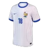 France ZAIRE-EMERY #18 Away Soccer Jersey Replica 2024 Euro - Pro Jersey Shop