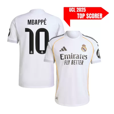 Real Madrid MBAPPÉ #10 Home Soccer Jersey Authentic 2025/26 - Pro Jersey Shop