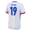 France FOFANA #19 Away Soccer Jersey Replica 2024 Euro - Pro Jersey Shop