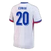 France COMAN #20 Away Soccer Jersey Replica 2024 Euro - Pro Jersey Shop