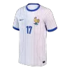 France SALIBA #17 Away Soccer Jersey Replica 2024 Euro - Pro Jersey Shop