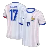 France SALIBA #17 Away Soccer Jersey Replica 2024 Euro - Pro Jersey Shop