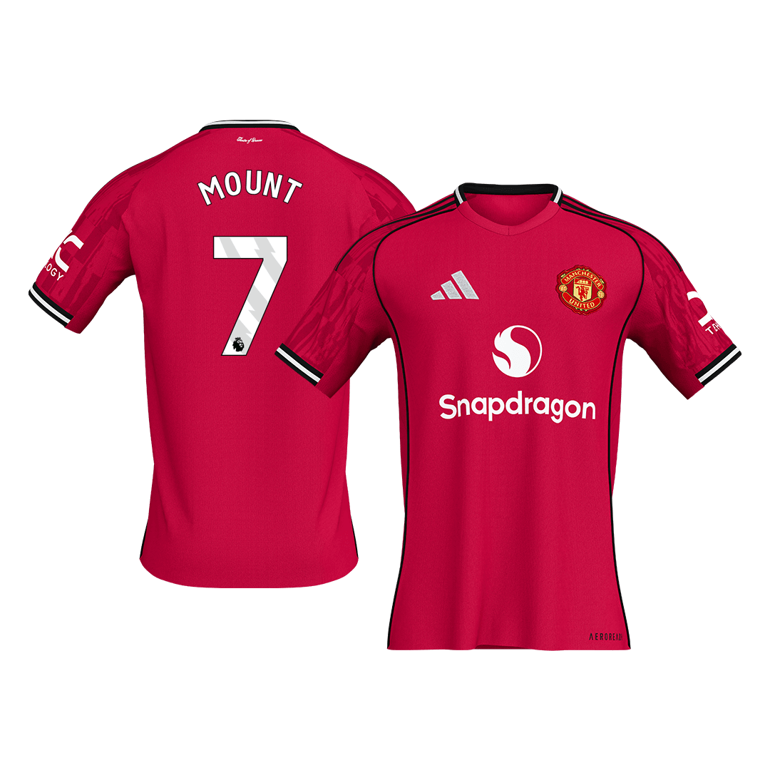 Manchester United MOUNT #7 Home Soccer Fan Jersey 2025/26 - Pro Jersey Shop