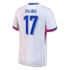 France SALIBA #17 Away Soccer Jersey Replica 2024 Euro - Pro Jersey Shop
