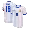 France NKUNKU #18 Away Soccer Jersey Replica 2024 Euro - Pro Jersey Shop