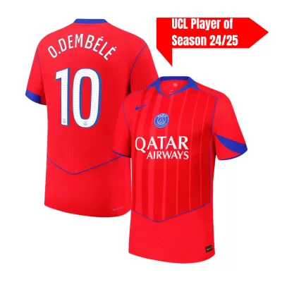 PSG O.DEMBÉLÉ #10 Third Away Soccer Jersey Authentic 2025/26 - Pro Jersey Shop