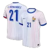 France L.HERNANDEZ #21 Away Soccer Jersey Replica 2024 Euro - Pro Jersey Shop