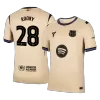 Barcelona ROONY #28 Away Soccer Fan Jersey 2025/26 - Pro Jersey Shop