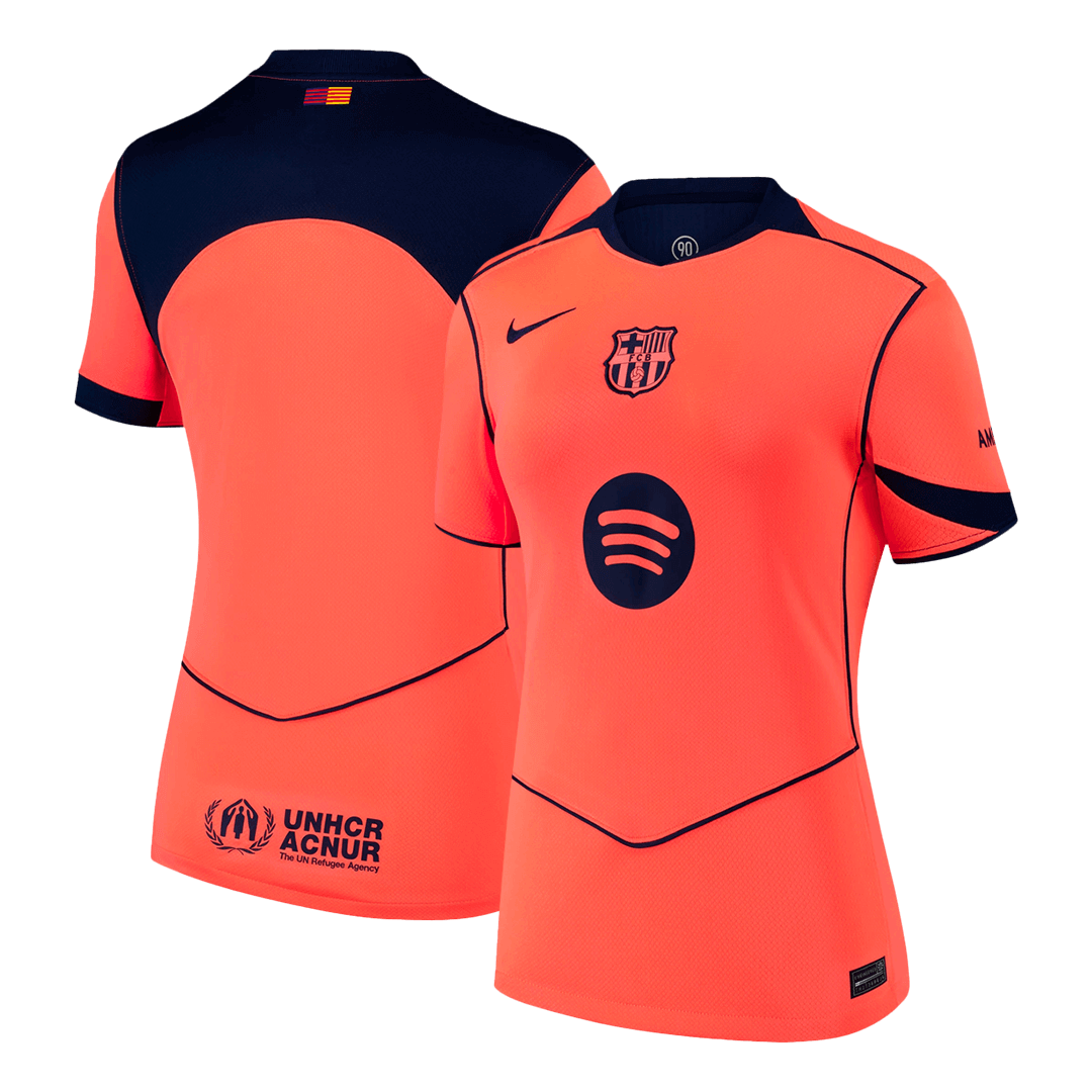 Women Barcelona Third Away Soccer Jersey 2025/26 - Pro Jersey Shop
