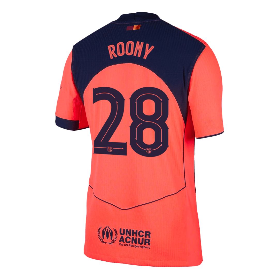Barcelona ROONY #28 Third Away Soccer Match Jersey 2025/26 - Pro Jersey Shop