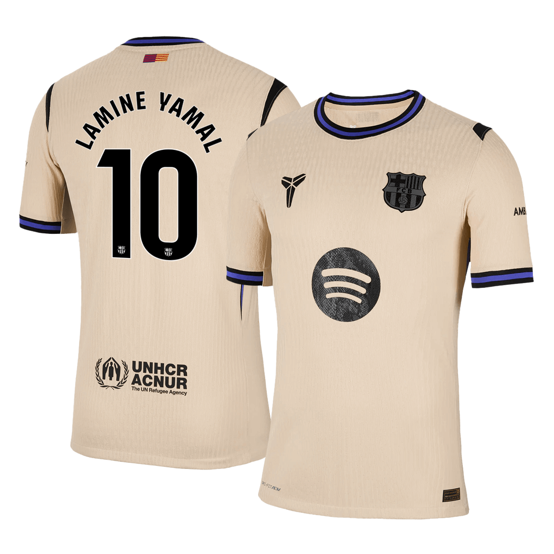 Barcelona LAMINE YAMAL #10 Away Soccer Match Jersey 2025/26 UCL - Pro Jersey Shop