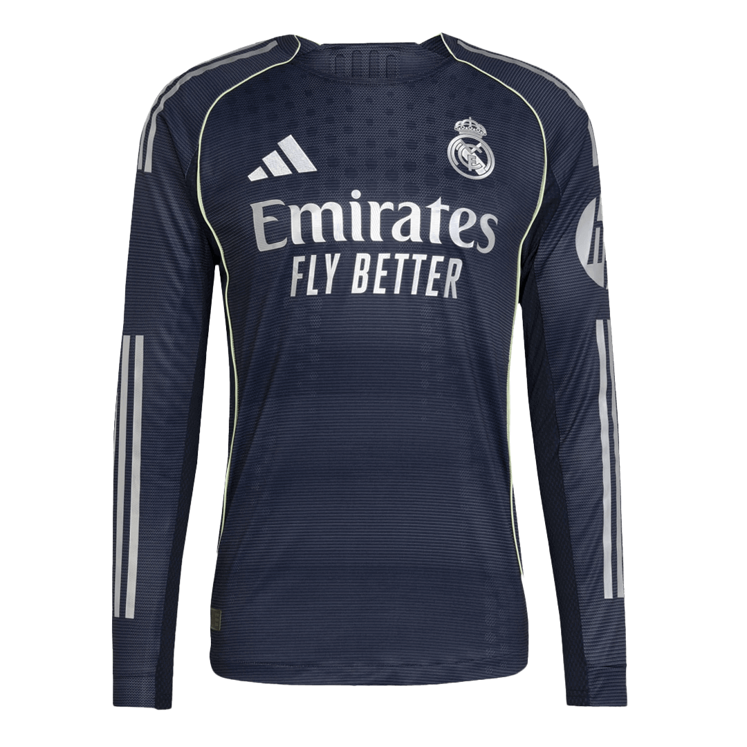 Men's Real Madrid Match Away Soccer Long Sleeves Jersey 2025/26 - Pro Jersey Shop