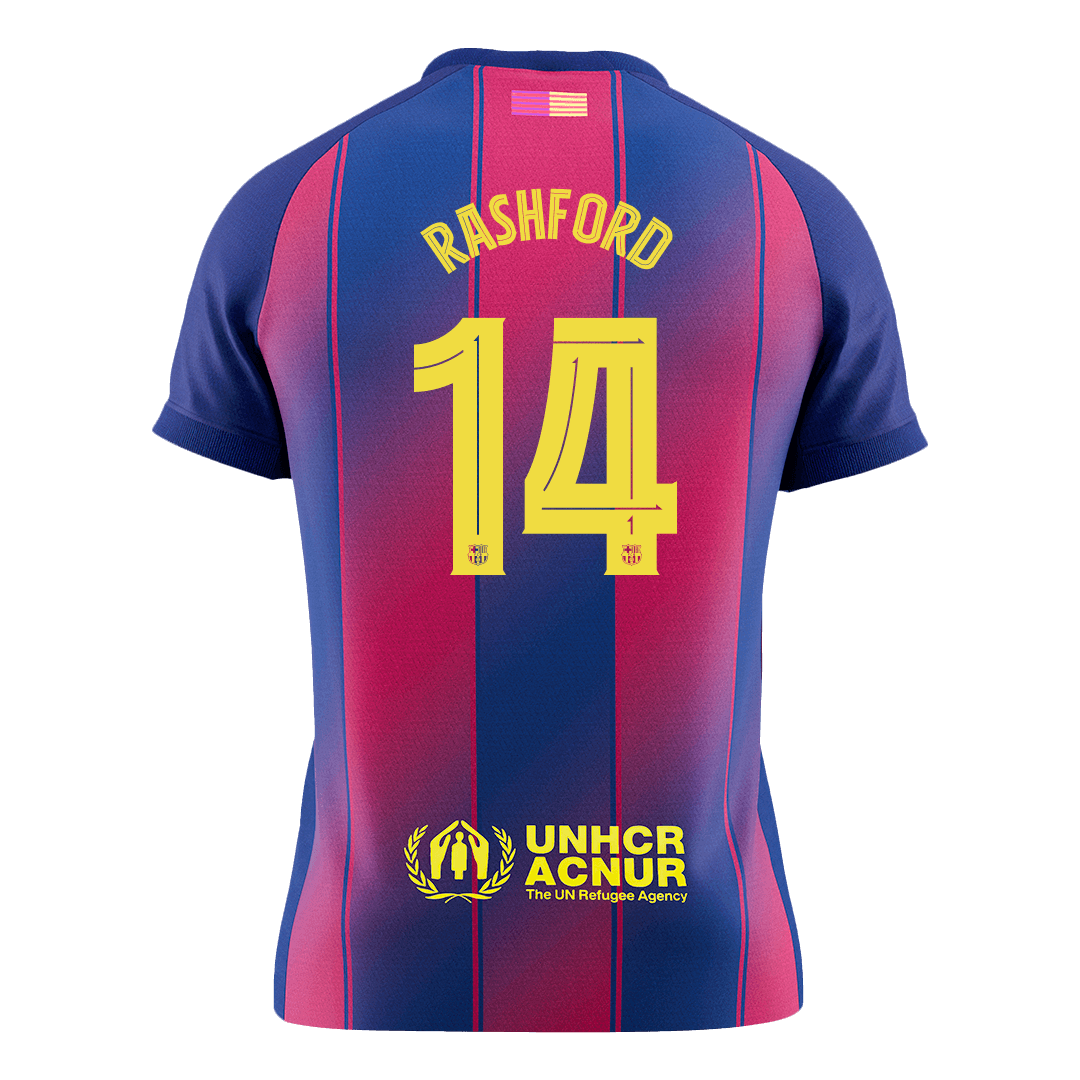 Barcelona RASHFORD #14 Home Soccer Jersey Replica 2025/26 UCL - Pro Jersey Shop