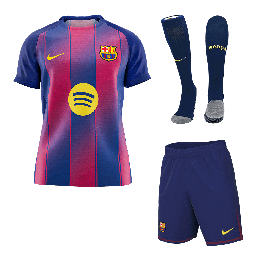 Barcelona Home Soccer Full Kit Replica 2025/26 - Pro Jersey Shop