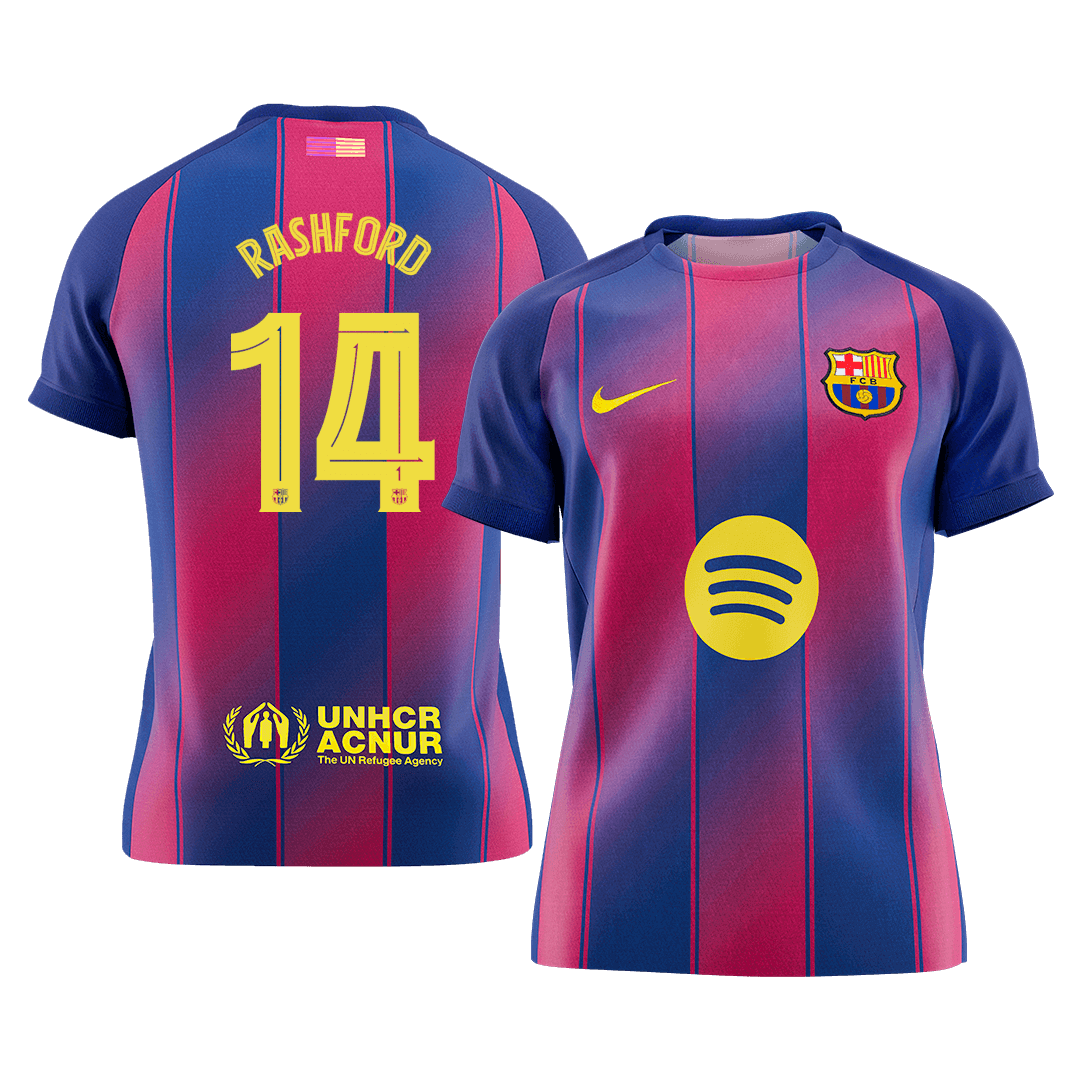 Barcelona RASHFORD #14 Home Soccer Jersey Replica 2025/26 UCL - Pro Jersey Shop