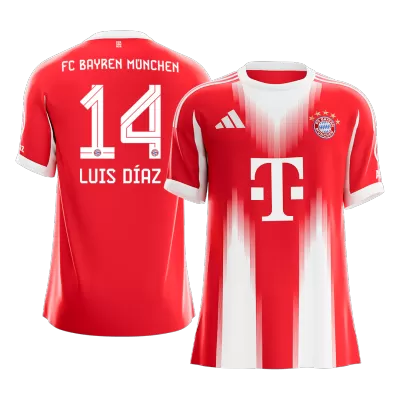 Bayern Munich LUIS DÍAZ #14 Home Soccer Jersey Replica 2025/26 - Pro Jersey Shop