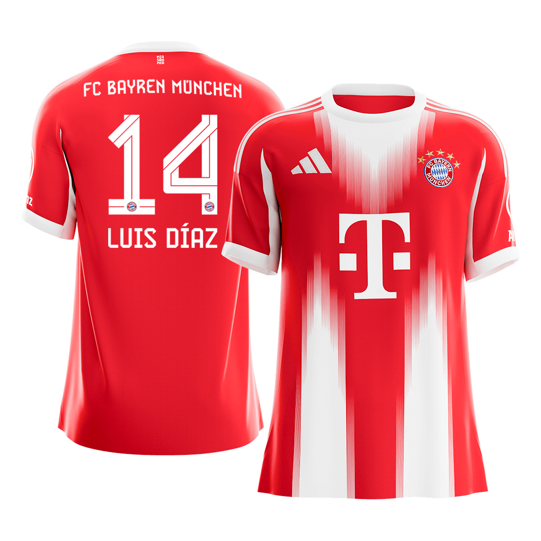 Bayern Munich LUIS DÍAZ #14 Home Soccer Fan Jersey 2025/26 - Pro Jersey Shop