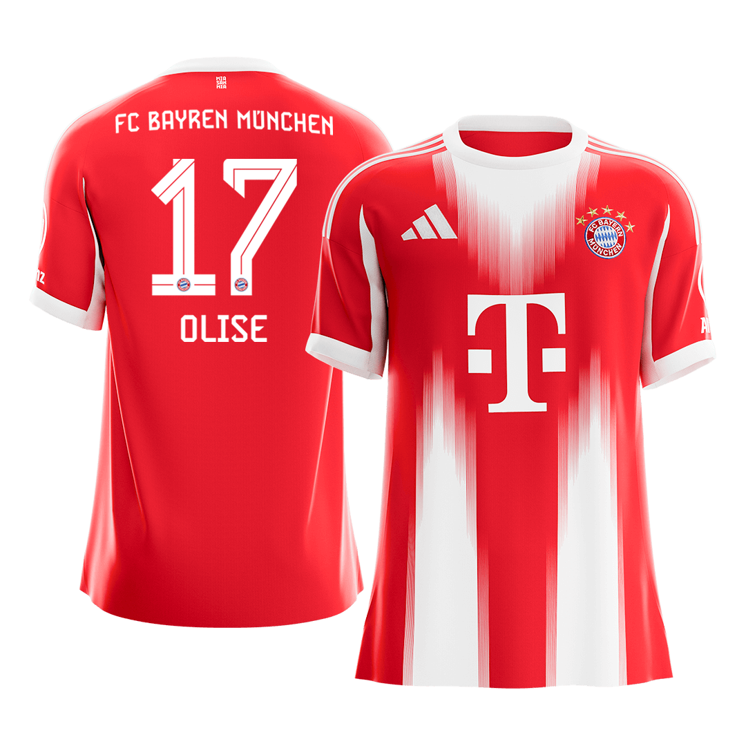 Bayern Munich OLISE #17 Home Soccer Fan Jersey 2025/26 - Pro Jersey Shop