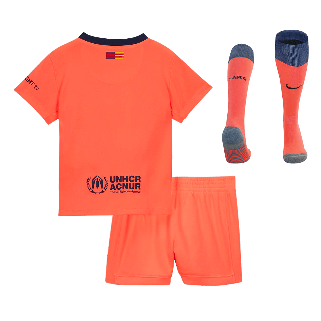 Kids Barcelona Third Away Soccer Jersey Full Kit 2025/26 - Pro Jersey Shop