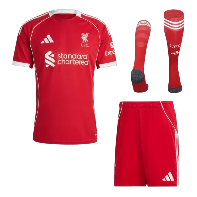 Liverpool Home Soccer Fan Full Kit 2025/26 - Pro Jersey Shop