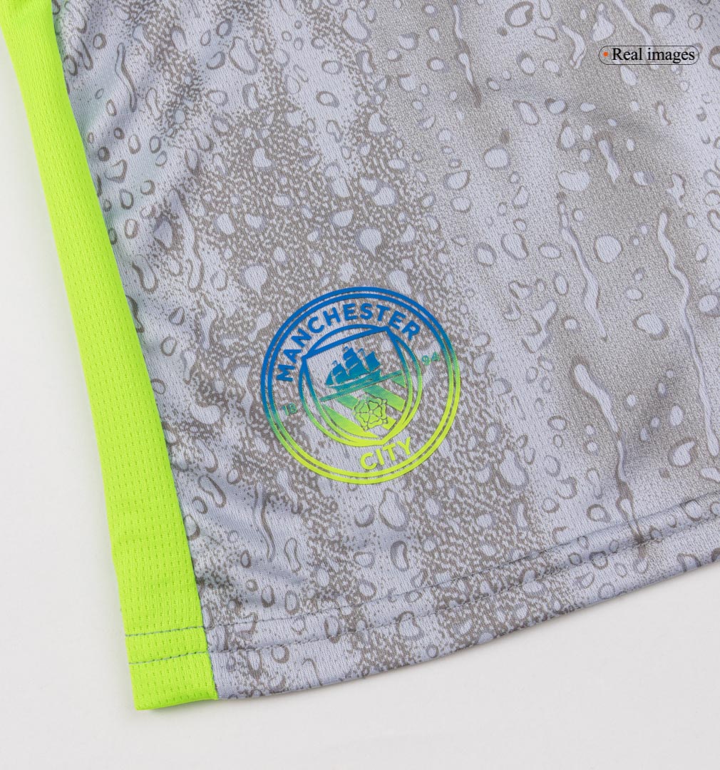 Kids Manchester City Third Away Soccer Jersey Full Kit 2025/26 - Pro Jersey Shop