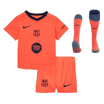 Kids Barcelona Third Away Soccer Jersey Full Kit 2025/26 - Pro Jersey Shop