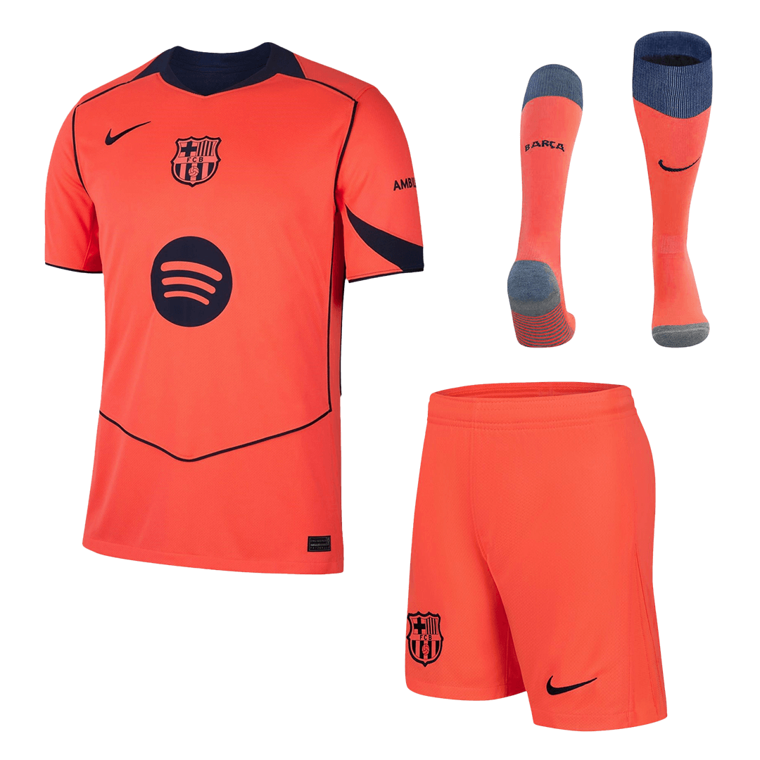 Barcelona Third Away Soccer Fan Full Kit 2025/26 - Pro Jersey Shop