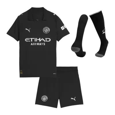 Kids Manchester City Away Soccer Jersey Full Kit 2025/26 - Pro Jersey Shop