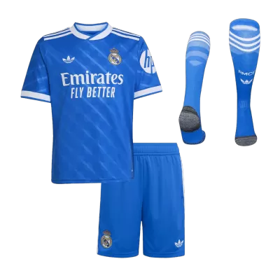 Kids Real Madrid Third Away Soccer Jersey Full Kit 2025/26 - Pro Jersey Shop