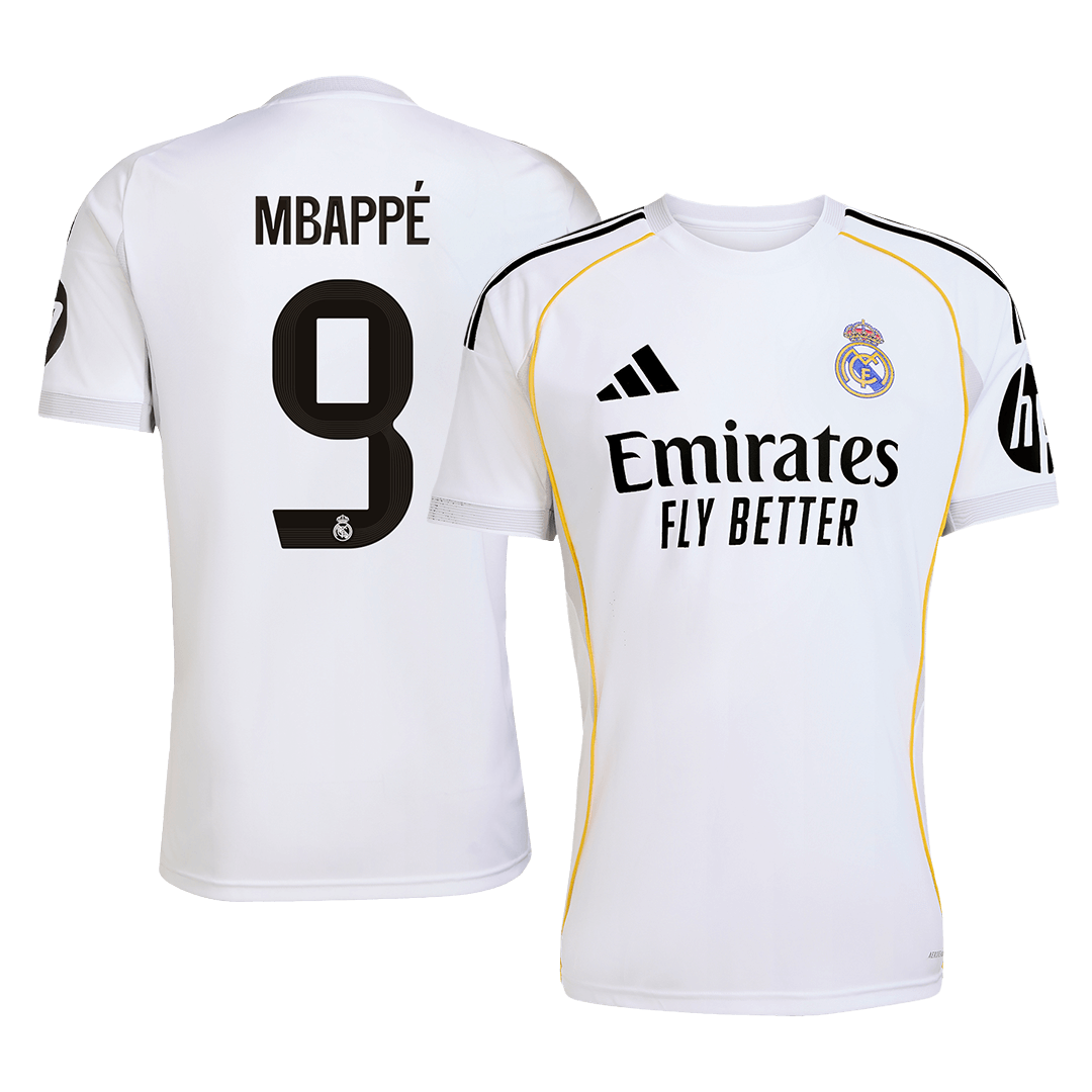 Real Madrid MBAPPÉ #9 Home Soccer Fan Jersey 2025/26 - Pro Jersey Shop