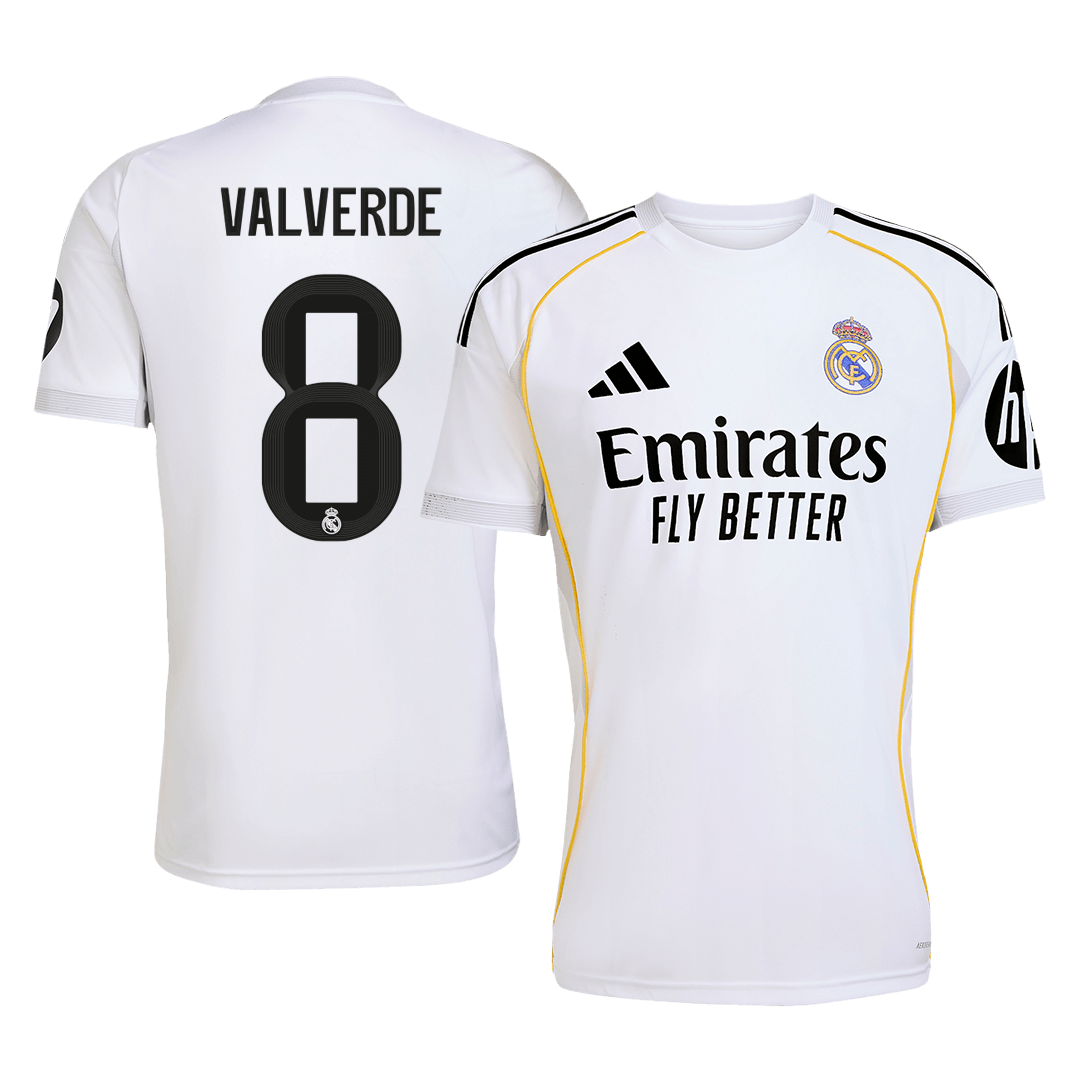 Real Madrid VALVERDE #8 Home Soccer Fan Jersey 2025/26 - Pro Jersey Shop