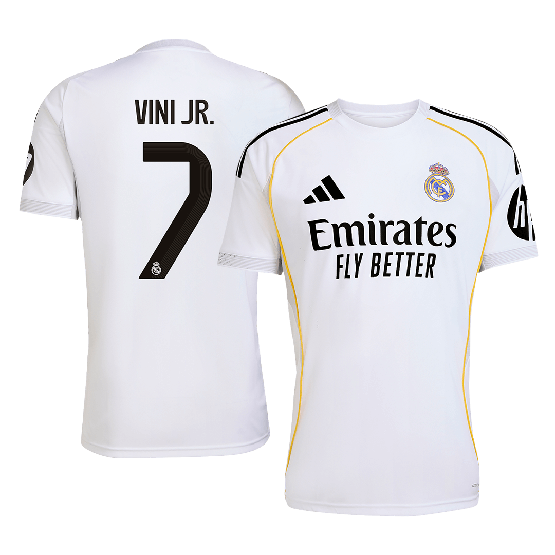Real Madrid VINI JR. #7 Home Soccer Fan Jersey 2025/26 - Pro Jersey Shop