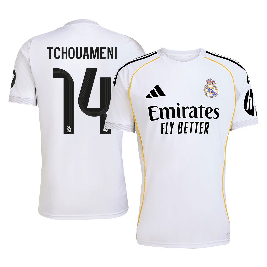 Real Madrid TCHOUAMENI #14 Home Soccer Fan Jersey 2025/26 - Pro Jersey Shop