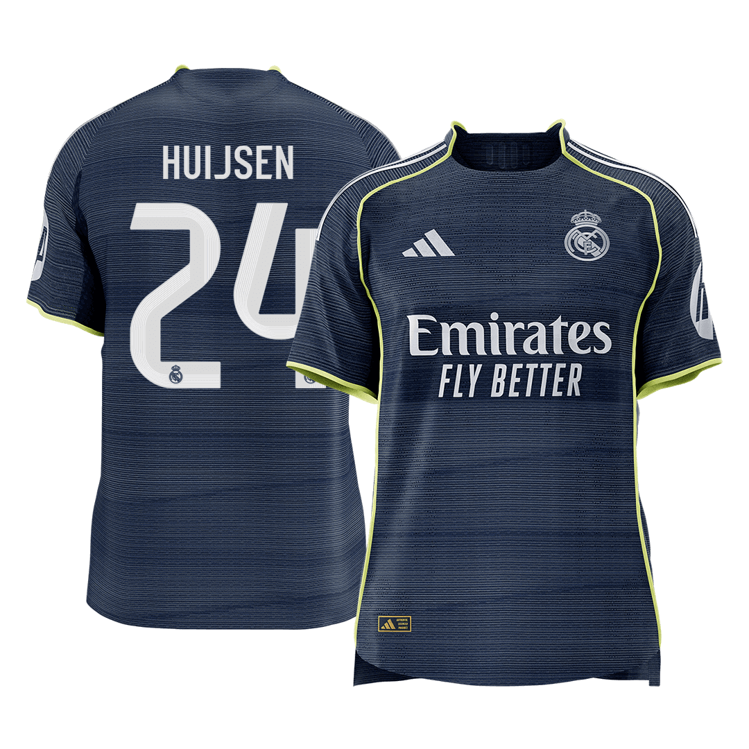Real Madrid HUIJSEN #24 Away Soccer Match Jersey 2025/26 - Pro Jersey Shop
