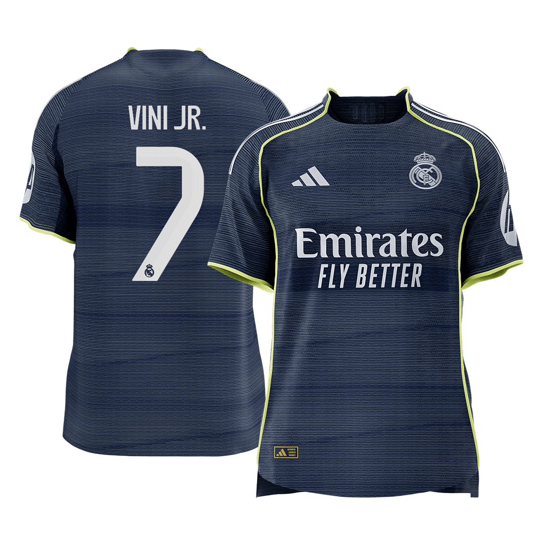Real Madrid VINI JR. #7 Away Soccer Match Jersey 2025/26 - Pro Jersey Shop
