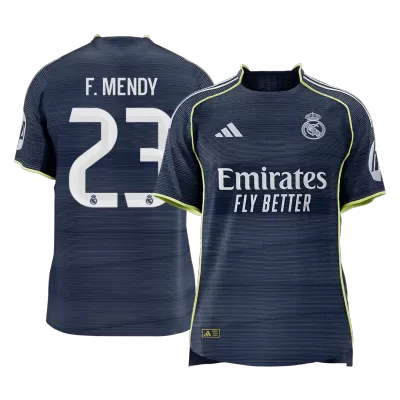 Real Madrid F.MENDY #23 Away Soccer Match Jersey 2025/26 - Pro Jersey Shop