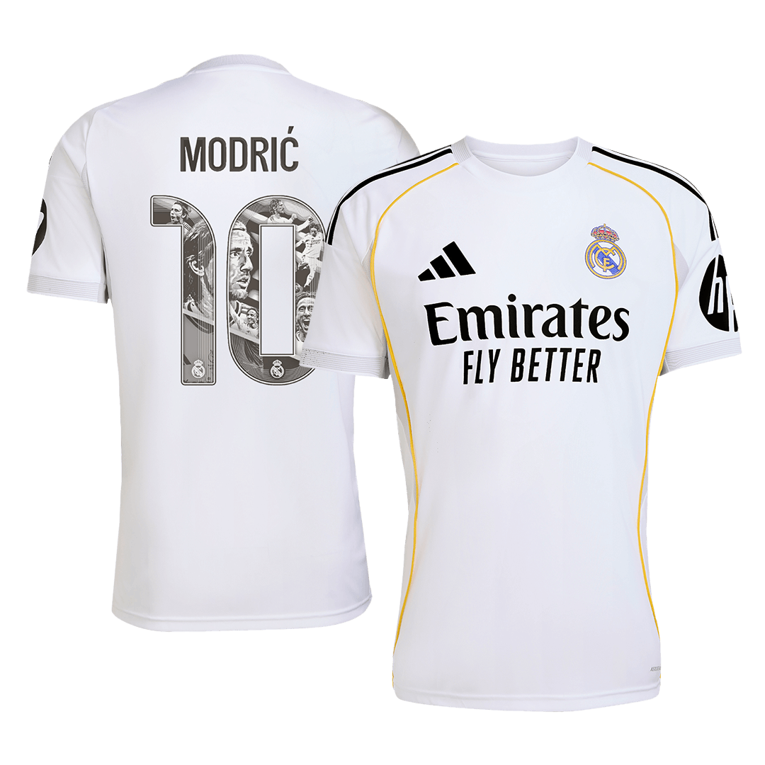 Real Madrid MODRIĆ Special #10 Home Soccer Fan Jersey 2025/26 Special - Pro Jersey Shop