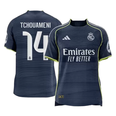 Real Madrid TCHOUAMENI #14 Away Soccer Match Jersey 2025/26 - Pro Jersey Shop