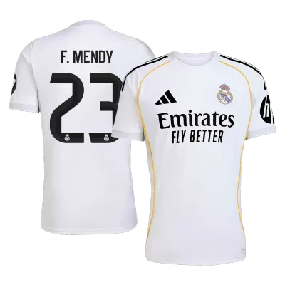 Real Madrid F.MENDY #23 Home Soccer Jersey Replica 2025/26 - Pro Jersey Shop