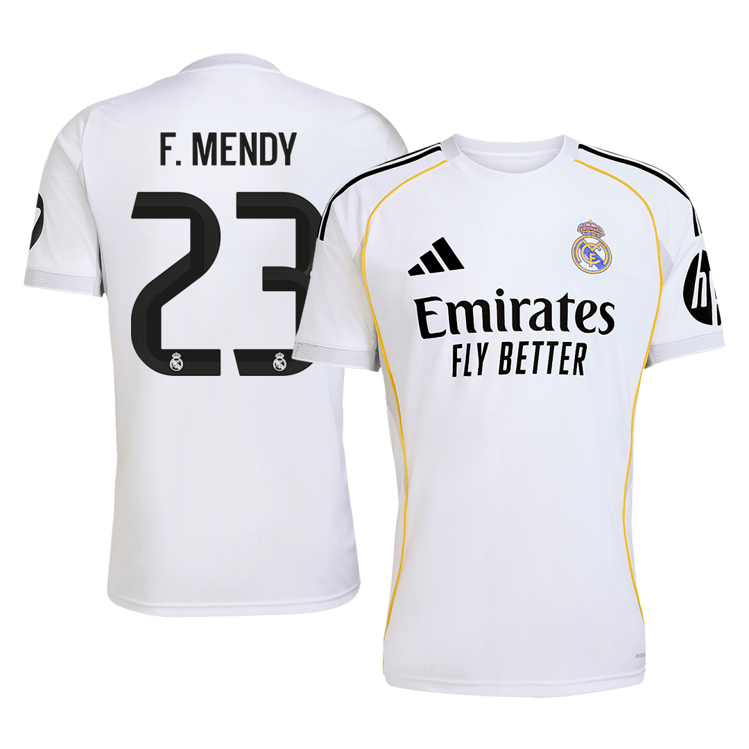 Real Madrid F.MENDY #23 Home Soccer Fan Jersey 2025/26 - Pro Jersey Shop