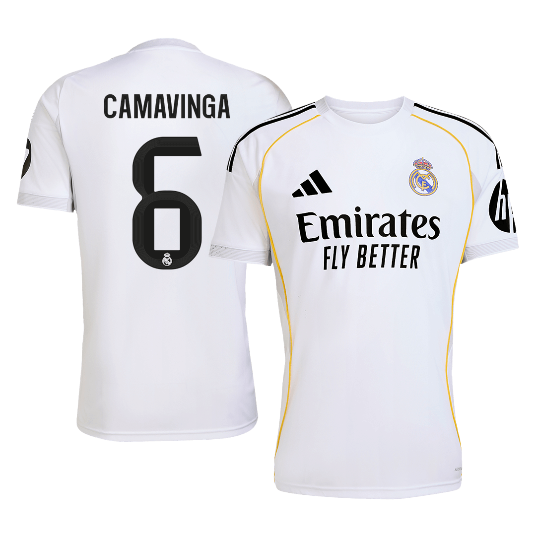 Real Madrid CAMAVINGA #6 Home Soccer Fan Jersey 2025/26 - Pro Jersey Shop